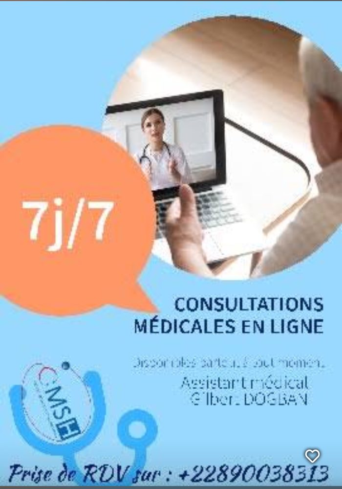 Téléconsultation médicale CMS HOSANNA, disponible 7j/7
